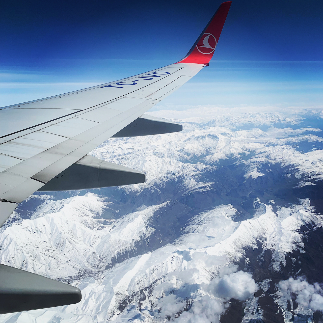 Flying over northern Iraq (March 2019)