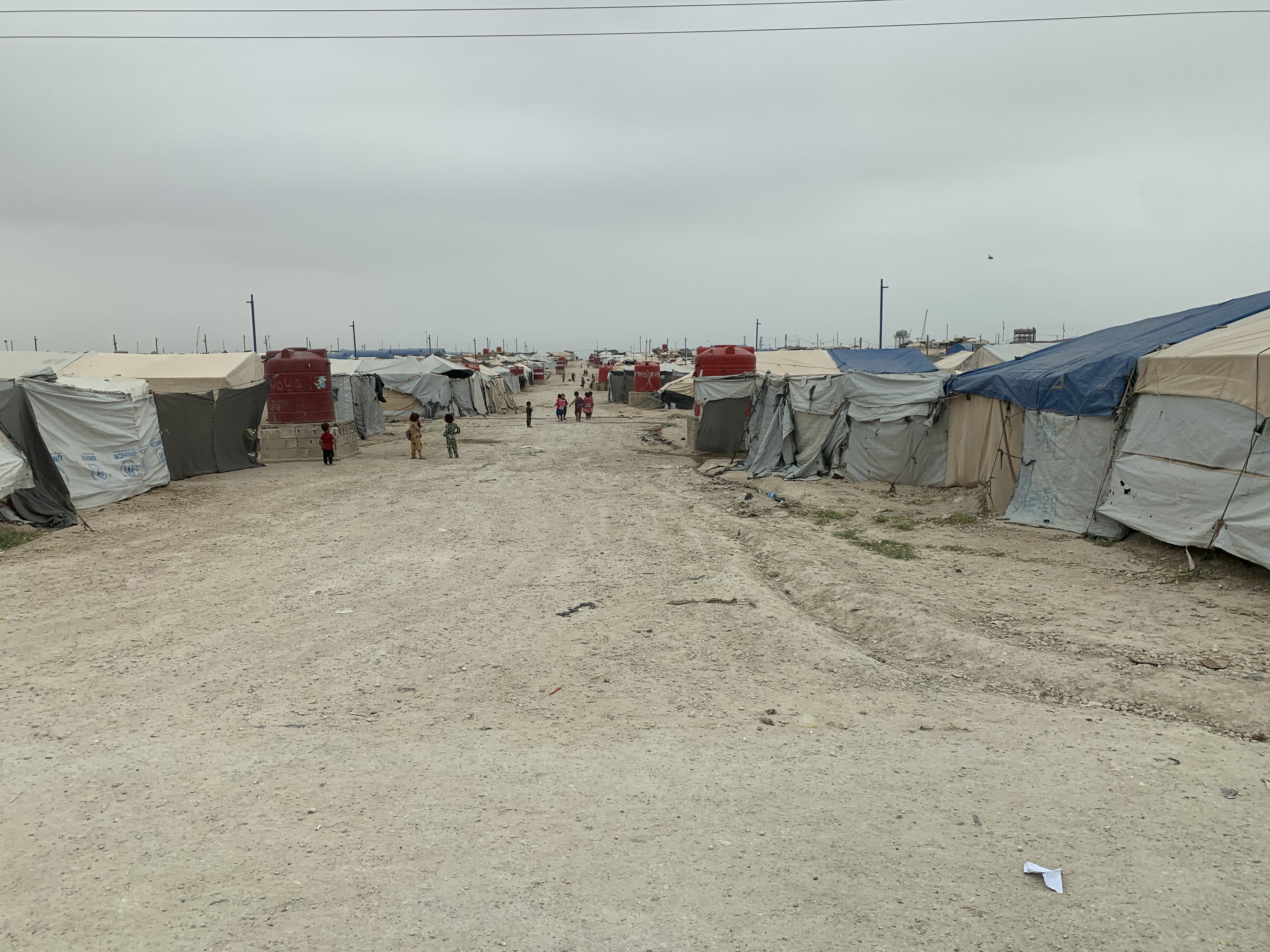Al-Hol closed camp in northeast Syria